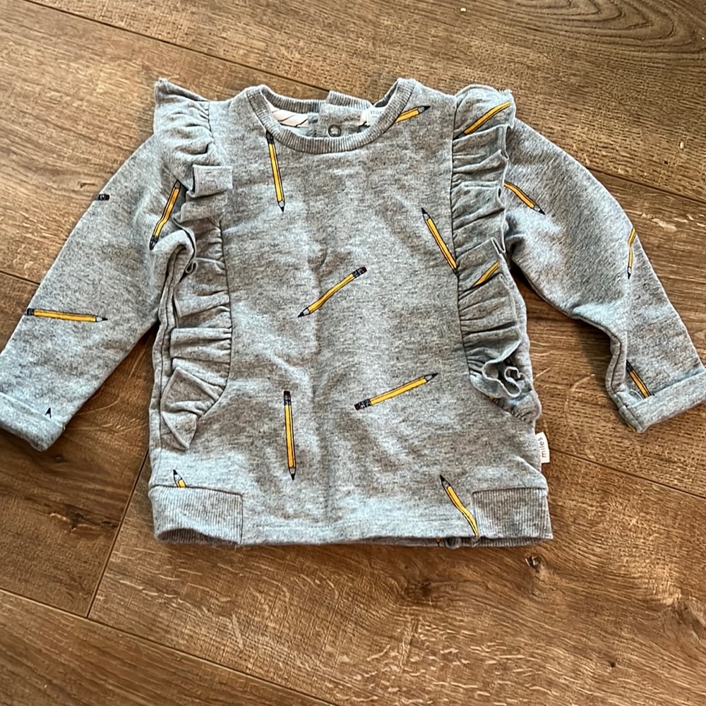 Miles The Label Ruffle Pencils ✏️ Sweatshirt 6-12 months